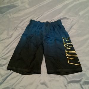 Blue Nike Swim Trunks
